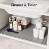 Kitchen Sink Mat, Cabinet Protection Mat, Silicone, Tray, 86.4x55.8cm