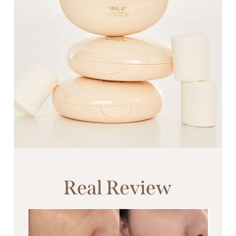Milk Touch - All-Day Skin Fit Soft Velvet Cushion Set - 3 Colors