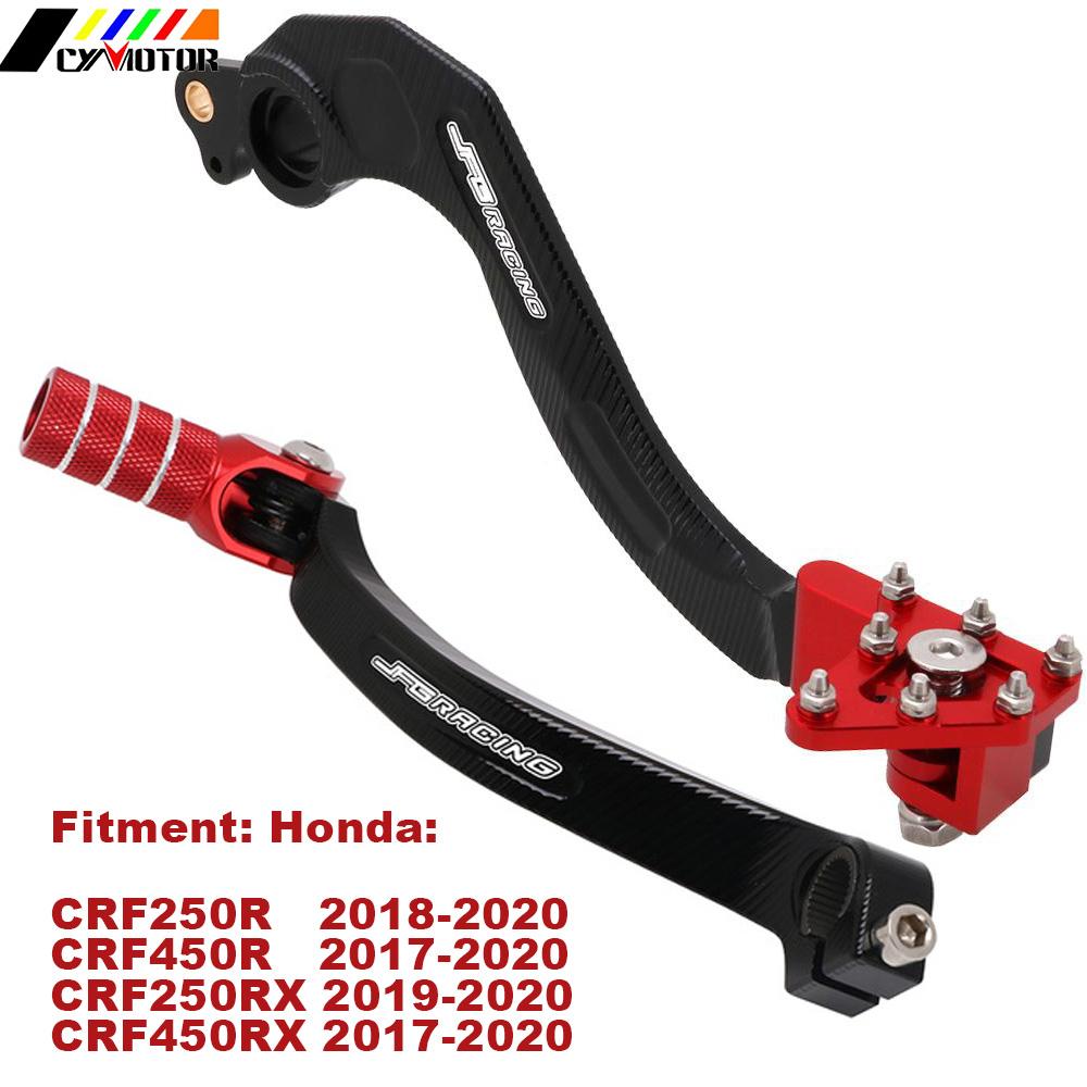 Motorrad CNC Faltbarer Schalthebel Schalthebelpedal Bremspedal Für HONDA CRF450R CRF250R CRF 450R 250R 250 450 R 230F 250RX