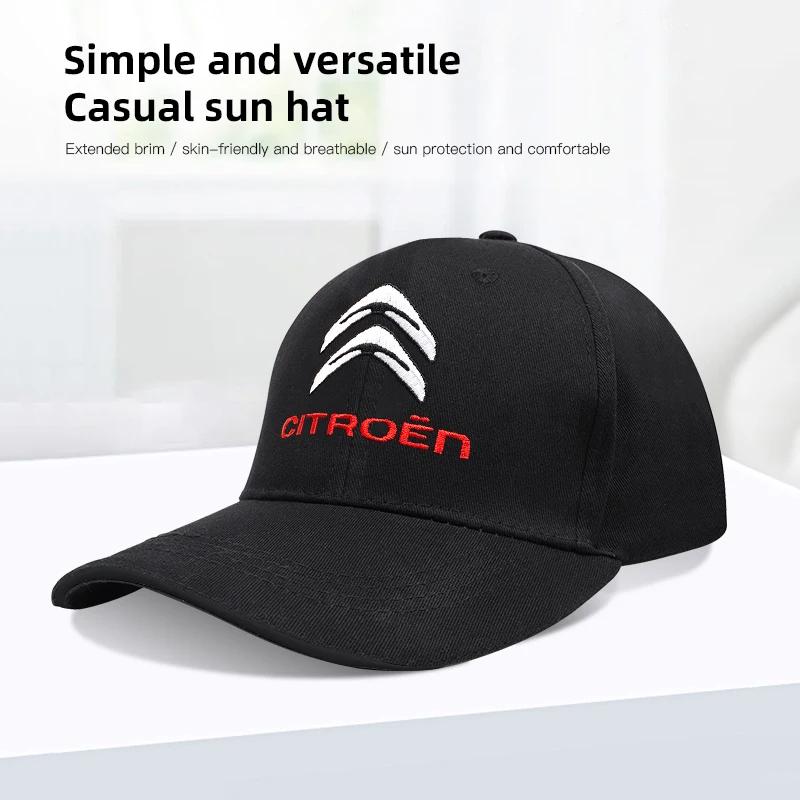 Citroen Car Logo Embroidery Snapback Baseball Cap Adjustable Casual Hats For C1 DS3 C2 C3 Vts C4 Saxo C4L C5 C6 C8 Xsara C3-XR