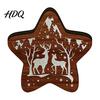 Christmas Gift for Kids 3D Wooden LED Night Light Hollow Carved Tabletop Decor Holiday Decoration with Warm Glow Festive Home And Office Light Lamp