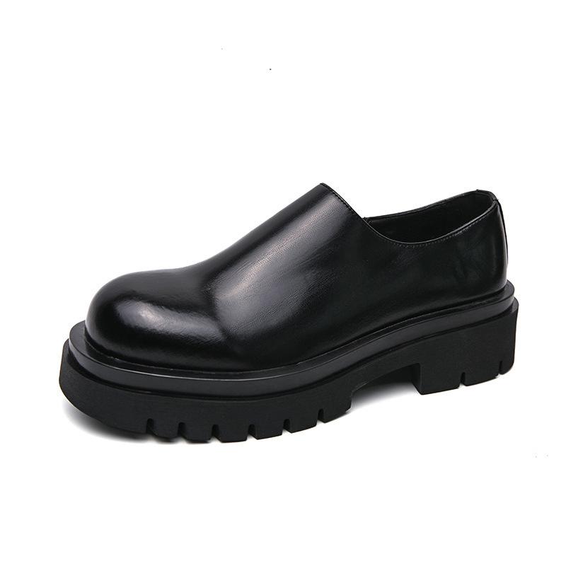 Men s British Style Leather Driving Loafers - Cross-Border Low-Top Casual Derby Shoes 39