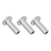 10Pcs Stainless Steel Protector Sleeves High Tensile Strength Anti Fatigue Weatherproof Cable Railing Protector Sleeves