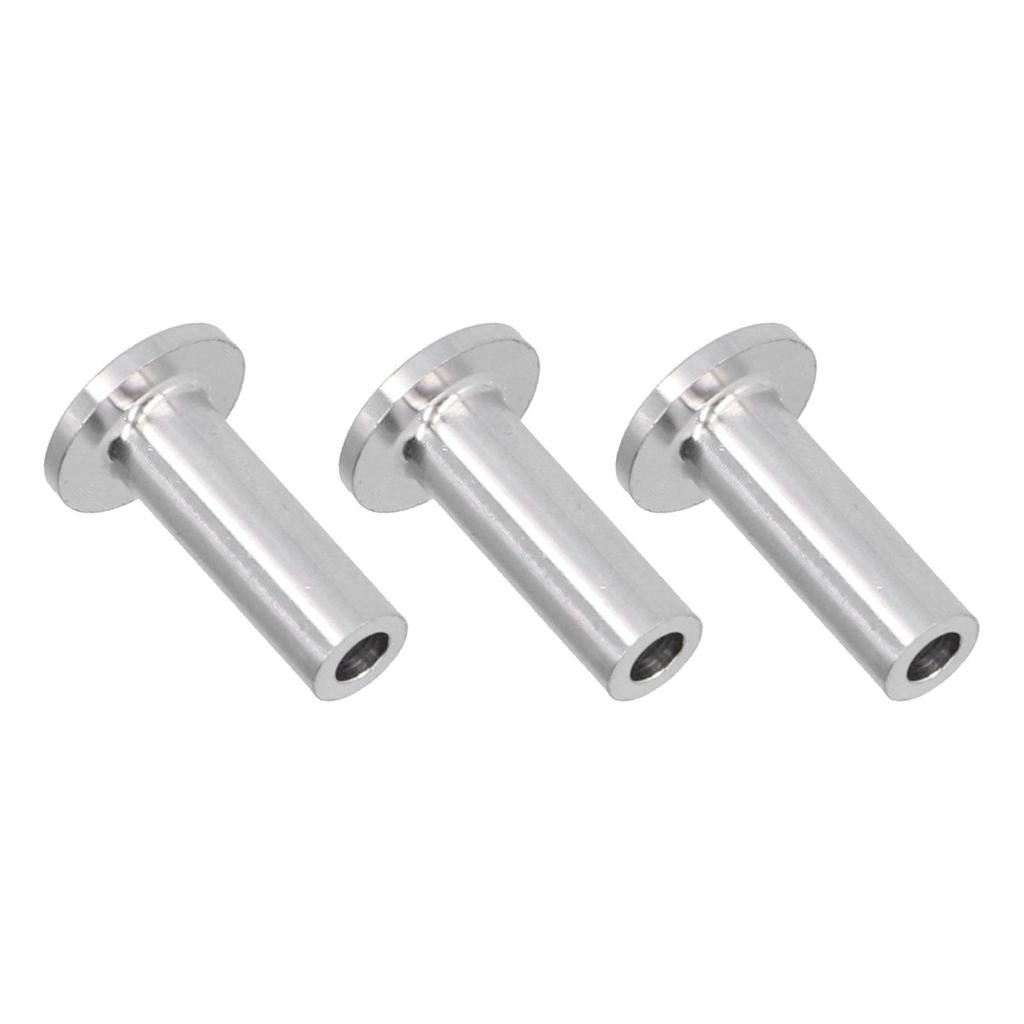 10Pcs Stainless Steel Protector Sleeves High Tensile Strength Anti Fatigue Weatherproof Cable Railing Protector Sleeves
