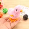 6Pcs Clockwork Toys Plush Chick Wind-up Toys Realistic Appearance Simulated Chick Figures Fluffy Chick Toys
