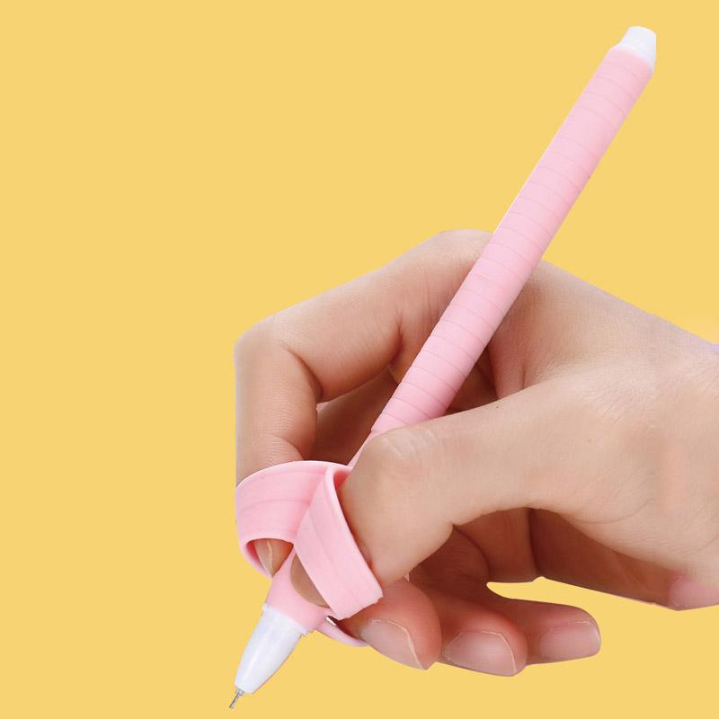1 kus dětského držáku na tužku pro korekci psacího a držícího držení pera Nástroj Silikonový korektor psacího držení Kancelářské potřeby