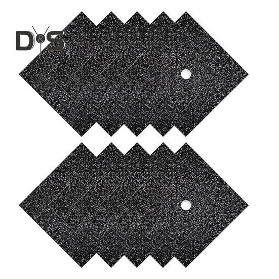 

10 шт. блестящей картонной бумаги для украшения выпускных шапочек 10 x 10 блестящая строительная бумага для самостоятельного изготовления выпускных шапочек, поделок, принадлежностей для скрапбукинга 1 Set чёрный