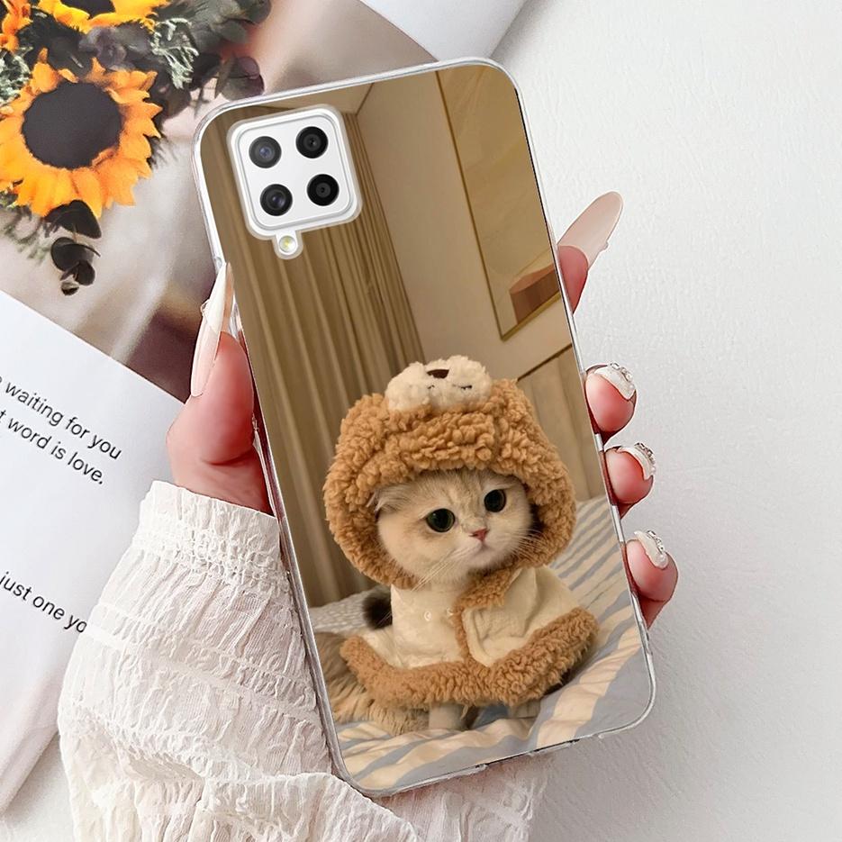 For Samsung Galaxy A22 4G Case Coloful Flowers Painted Cover Soft Slim Phone Case For Samsung A22 A 22 Galaxy A42 5G Fundas Bags