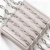 1Meter Stainless Steel Irregular Rectangle Link Chains DIY Jewelry Making Crafts Necklace Findings Handmade Supplies Accessories