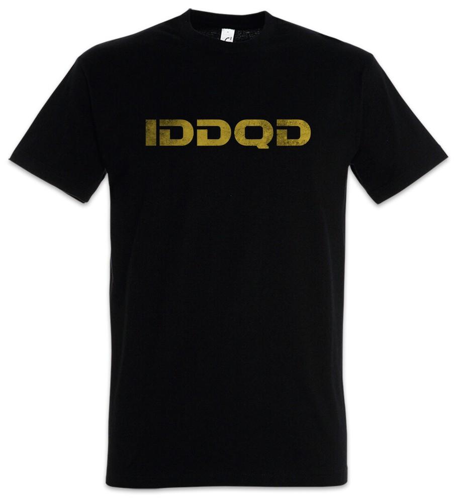 

IDDQD T-Shirt Fun Nerd Geek Code Cheat Gamer Games Gaming Retro Computer Game XL