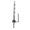 38" Inch Lip And Spur Point Drill Bit with Adjustable Depth Stop for Woodworking