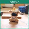 Ultrasoft Plush Dog Keychain Backpack Charm Big Nose Stuffed Animal Gift For Kids Teens