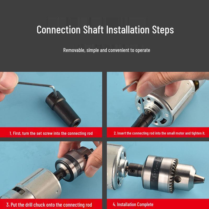 Electric Drill Shaft Coupling B12 Chuck Adapter Rod