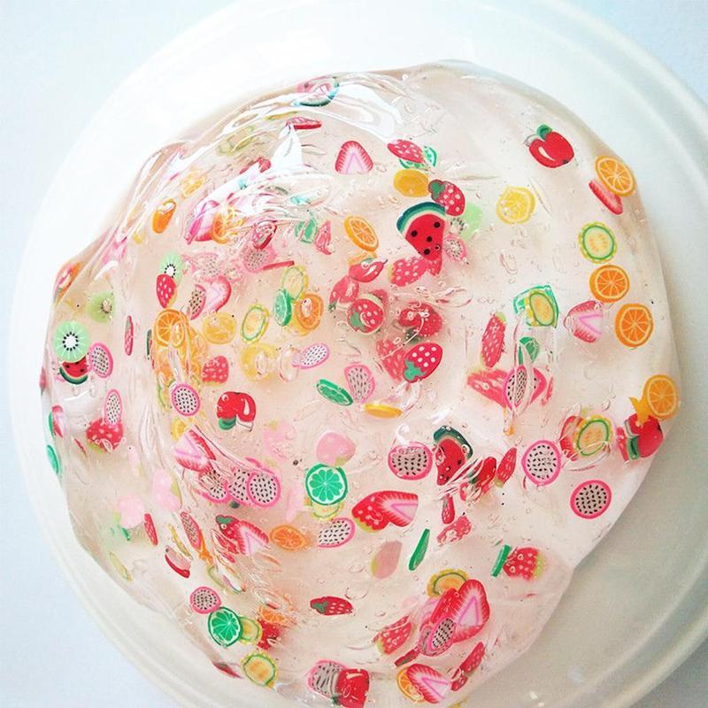 Fruchtkristallfarbener Tonknete-DIY-Spielzeug