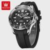 Fashion Mens Watches Steel/Silicone Strap Luminous Dual Calendar Waterproof Multi Color Business Sport Wrist Watch