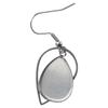 20 Pieces Teardrop Cabochon Earring Setting Tray Stainless Steel Earring Blanks Oval Cabochon Blank For DIY Jewelry Bezel Finding