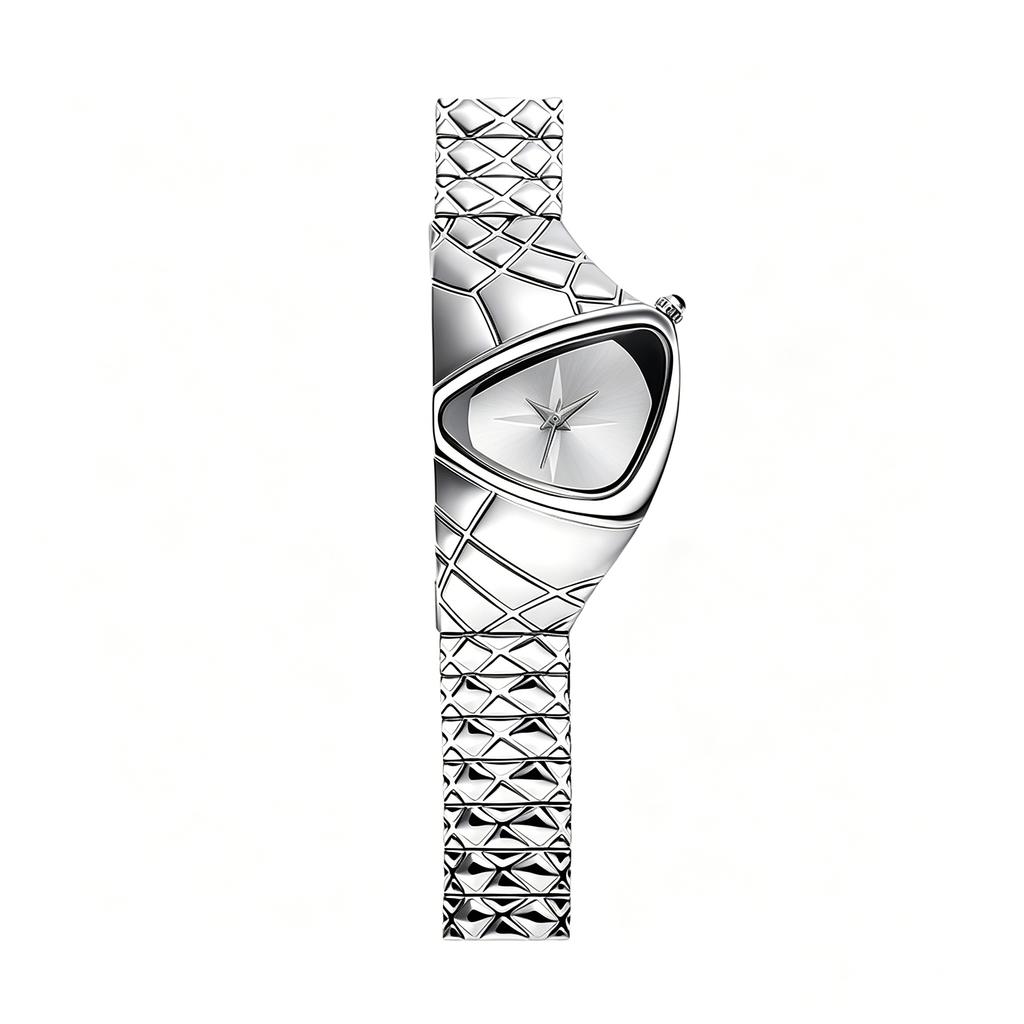 NEUE Persönlichkeit Y2K Herren Damen Uhr Schlangenform Drachenschuppen Legierungsarmband Spezielles Zifferblatt Mode Cyberpunk Quarz-Armbanduhr