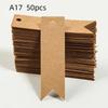 Thank You Tags 50Pcs Bronzing Stamping Black White Paper Card for Valentine's Day Gift Favor Retail Price Label