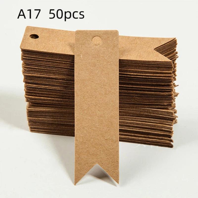 Thank You Tags 50Pcs Bronzing Stamping Black White Paper Card for Valentine's Day Gift Favor Retail Price Label