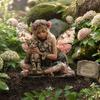 Garden Stake Fairy Cats Shape with 2D Printing Waterproof Acrylic Realistic Outdoor Decoration