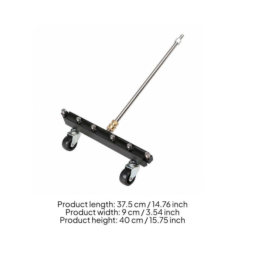 Rolling Undercarriage Pressure Washer Attachment Sleek for Garage Work
