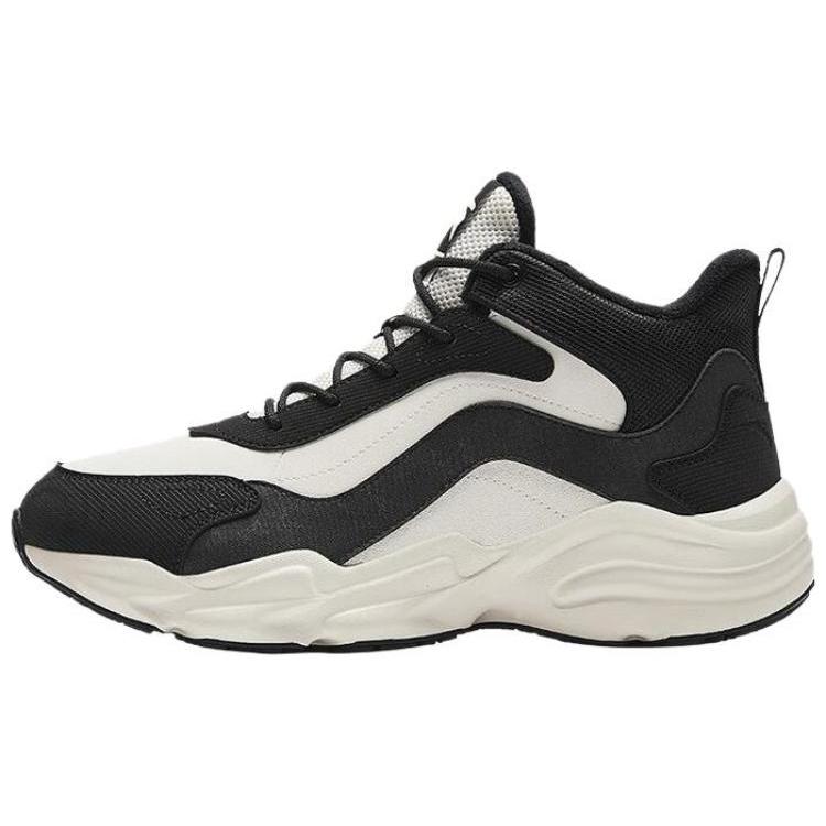 

New Anta Walker Cushioning Breathable Low Top Casual Shoes Men s Ivory Black 912358984-3 40