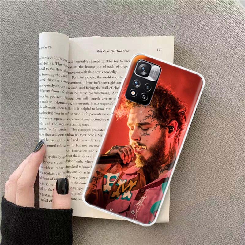 

Чехол для телефона P-post Singer M-Malones для Redmi Note 13 12 Pro Plus 14 15 Pro 5G 11 11T 11E 11S 10 Pro 10S 9 9S Чехол Cell Clear TP Redmi Note 14 Pro 4G