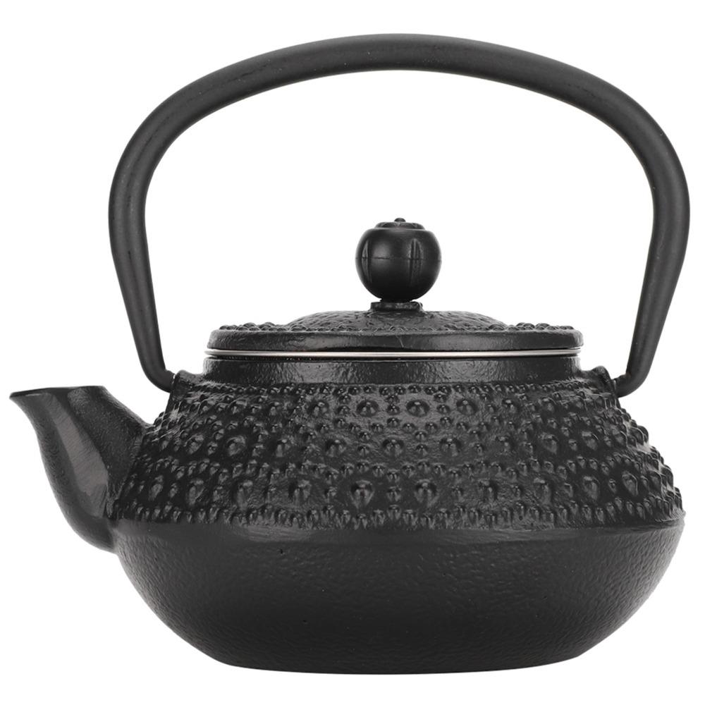 0.3L Tea Kettle Boiler Hammered Texture Loose Leaf Tea Kettle Teapots Iron Tea Set  For Home