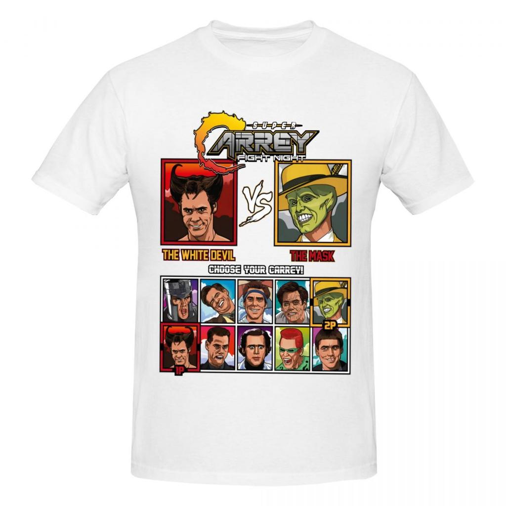 Unisex Jim Carrey Fight Night Classic T Shirt Streetwear Cotton Unisex T Shirt