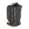 4 Controller Charging Stand for NS2 Magnetic Controller Charging Dock Station with Light Gamepad Chargers Base