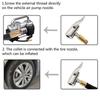 Parts Tyre Valve Adapter Inflatable Pump Valve Car Tire Air Chuck Inflator Pump Valve Connector Car Tire Inflatable Air Pump