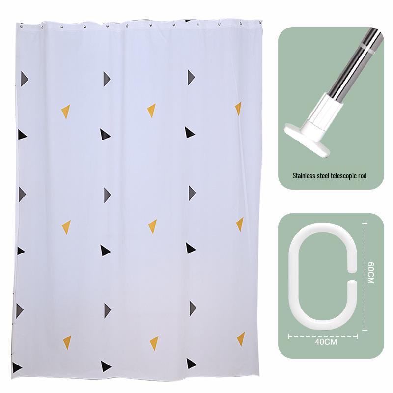 Luxury Eco-Friendly Waterproof & Mildew-Resistant Shower Curtain