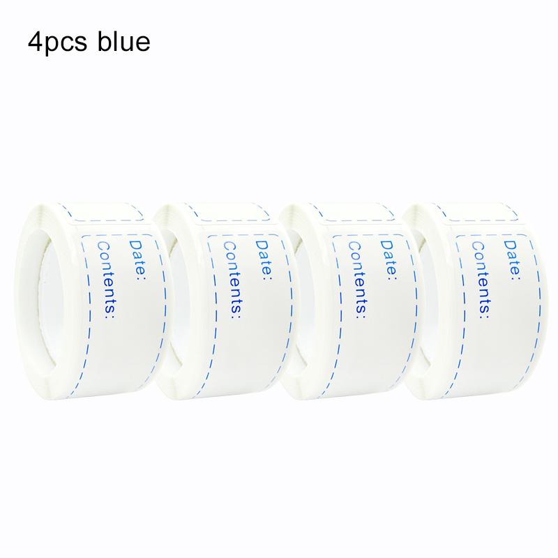 125sheets/roll Container Labels Date Marking Stickers Waterproof Household Suitable for Kitchens Restaurants Easy Clean TMZ