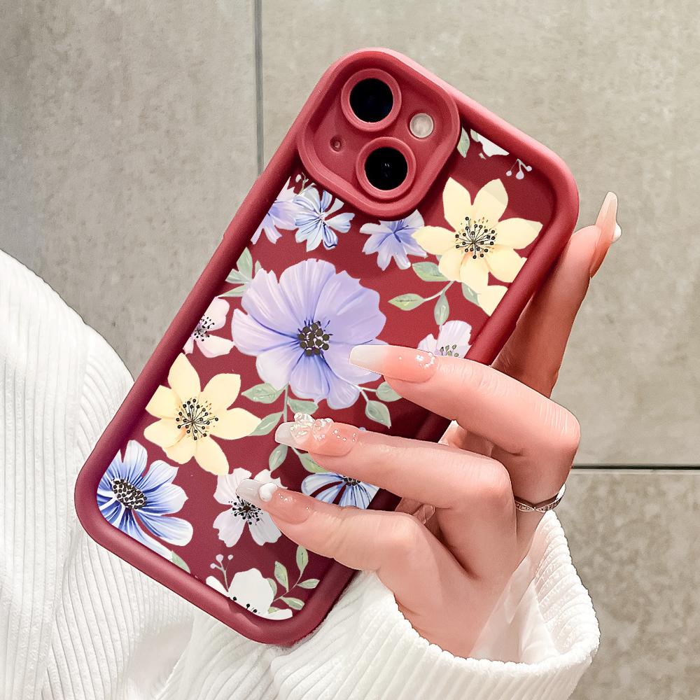 Weiches Silikon-Quadratleiter-Druckmuster-Telefongehäuse Vollständige Abdeckung Kamera Stoßfeste Schutzgummihülle für Vivo