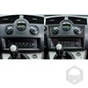 For Renault Scenic 2003-2009 Carbon Fiber Central radio CD control panel Trim Cover Car Accessories Interior Decorative Stickers