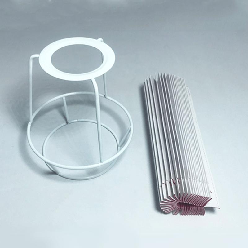 1PC Floral Pleated Lamp Shade Bedroom Pleated Cone Light Cover Elegant Lamp Cover Floor Lamps Fabric Cover Table