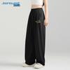 JEANSWEST Women's Milk Foam Cool High-Waist Wide-Leg Pants
