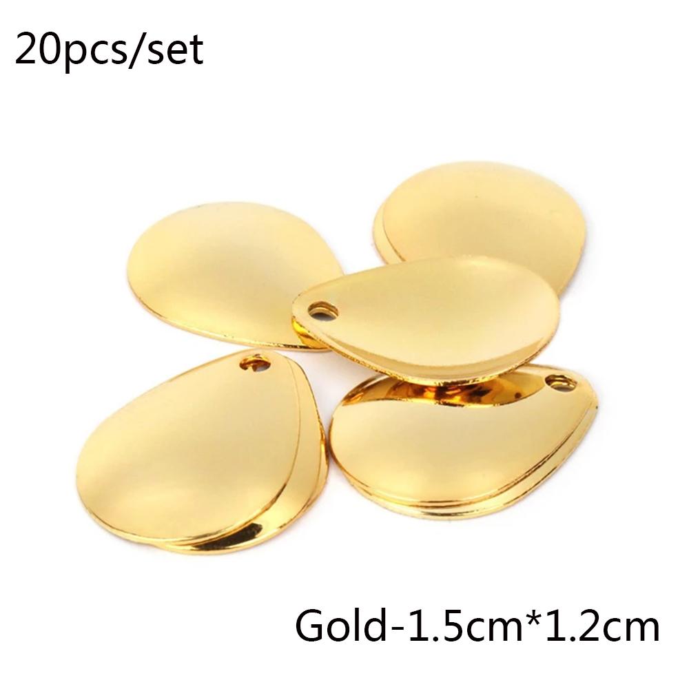 Spinner Tackle Smooth Nickel Vibration Blades Metal Water drops VIB Lure Fishing Attractor Spinner