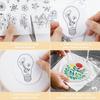 4 Sheets Wash Away Embroidery Patterns Stick and Sew Patterns  Hand Sewing Lover