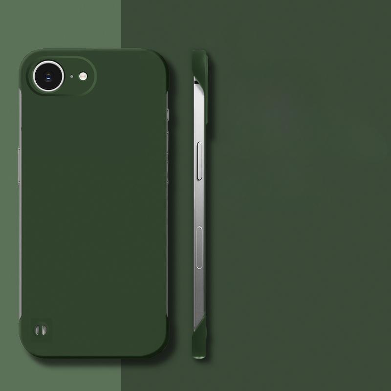 16E Ultra-thin Frameless Phone Case for iPhone 16 E 16 Pro Max 16 Plus Matte Hard PC Protection Back Cover Shell For Apple 16 Pro 16+ Candy Color Case