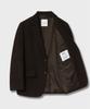 Nonblank [Hyun Kim] Semi-Overfit Blazer_Dark Brown