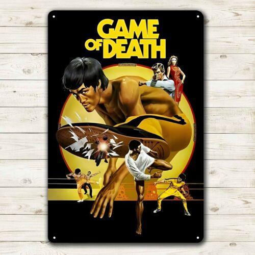 Game Of Death Movie Metal Poster Tin Sign 20x30cm Plaque 20x30cm（7.8x11.8inch）