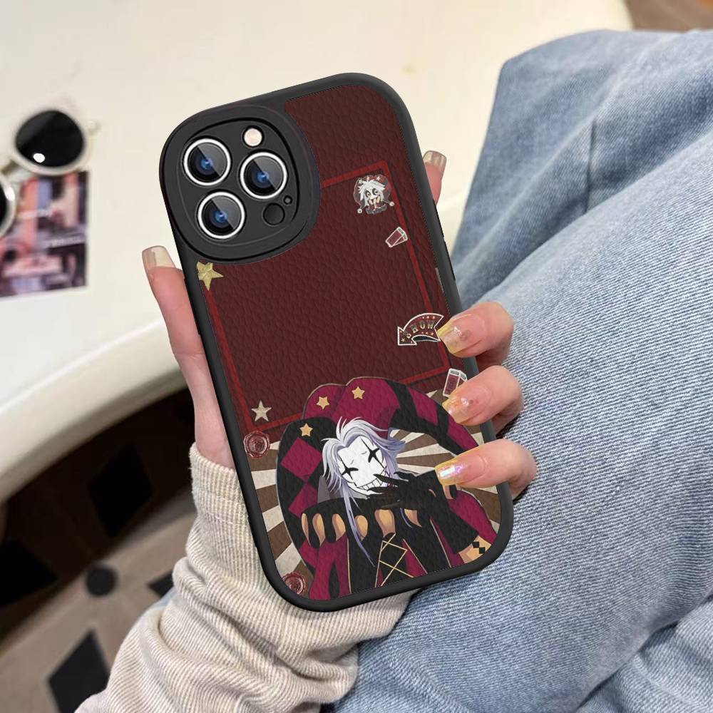 The Freak Circus Pierrot Phone Cover For IPhone 11 12 13 14 15 16 Pro Max Mini Plus Soft Leather Case