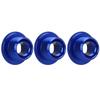 3pcs M19 Crank Cover Screws Rustproof High Accuracy Aluminum Alloy Bike Crank Cover Screws for Mountain Bike