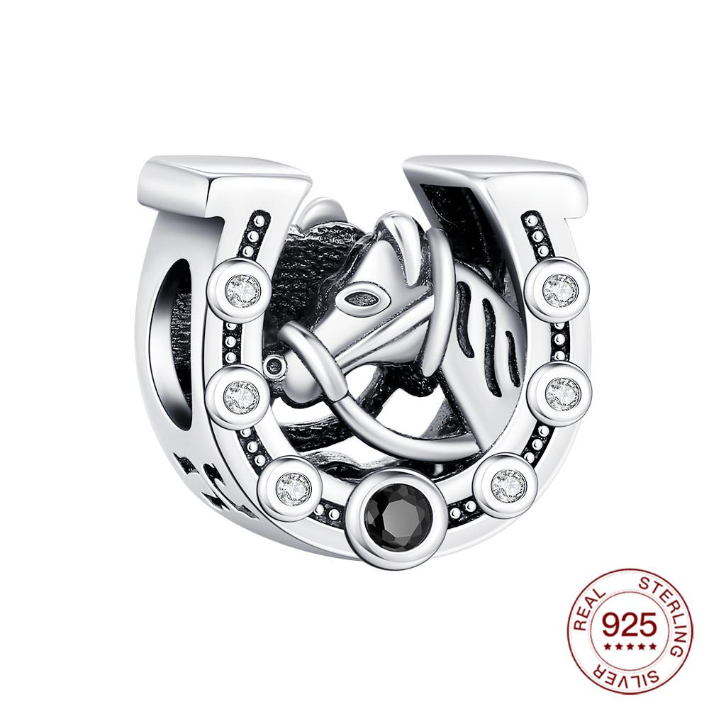 925 Silver Pendant Beads Pirates Of The Beef Bone And Horse Hoof Charms For DIY Jewelry Making Bracelet Gifts