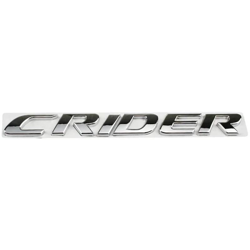 MPC4 Honda CRIDER 3D Metal Car Stickers 20cm Side Fender Badge Styling Logo Emblem Decals Rear Trunk Accessories for 2011 2023 2025 M