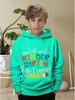 Boys casual hoodie, 3D printed New Harajuku English letter print sports style personality street print, everyday casual hoodie