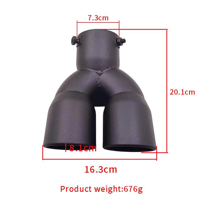 Doppelrohr-Edelstahl-Auspuffschalldämpfer für Malibu XL und Highlander