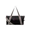 New Nike Heritage Recycled Polyester Material Portable One Shoulder Crossbody Gym Bag Tubas Unisex Black & Red DR6261-011