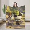 Shreks Pun Blankets Quality Soft Warm  Throw Blanket Winter Girls Boys Couch Bed Print Bedspread